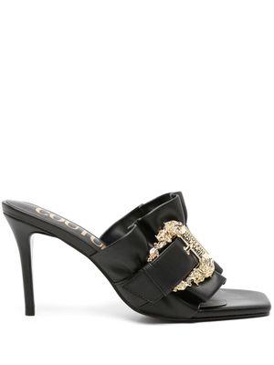Versace Jeans Couture Emily 90mm ruffled pumps - Black