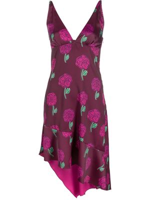 Versace Jeans Couture floral-print sleeveless dress - Pink