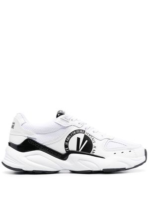 Versace Jeans Couture Fondo Wave V-Emblem sneakers - 003-WHITE