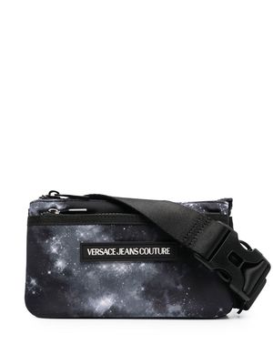 Versace Jeans Couture galaxy-print belt bag - Black
