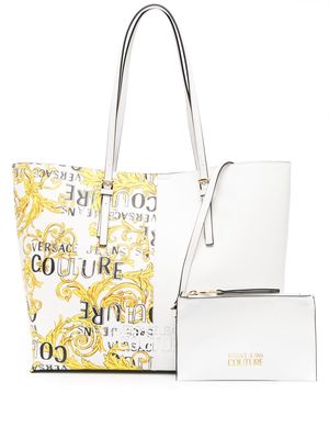 Versace Jeans Couture graphic-print tote bag - White