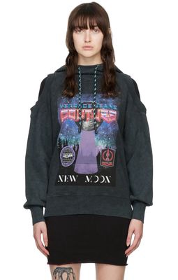 Versace Jeans Couture Gray 'New Moon' Hoodie