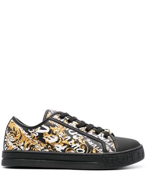Versace Jeans Couture Logo Brush Couture Court 88 sneakers - Black