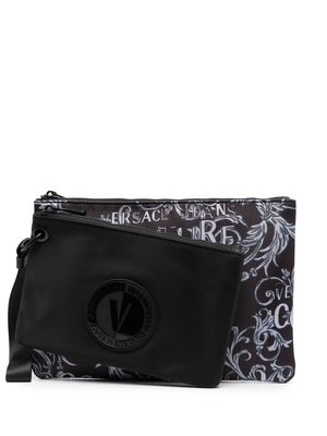 Versace Jeans Couture Logo Couture clutch bag - Black
