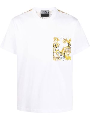 Versace Jeans Couture Logo Couture contrasting T-shirt - White