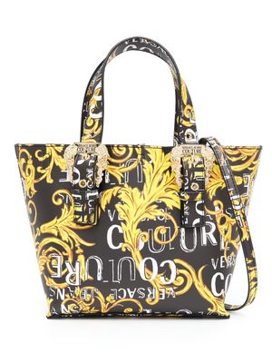 Versace Jeans Couture Logo Couture-print tote bag - Black