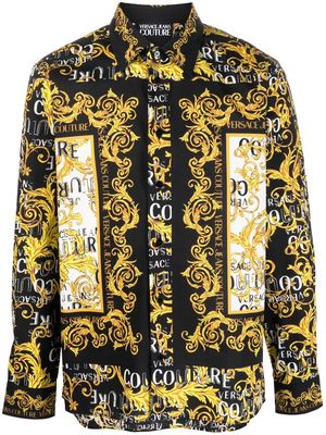 Versace Jeans Couture Logo Couture printed shirt - Black