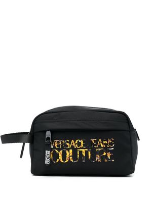 Versace Jeans Couture logo-embellished pouch - Black