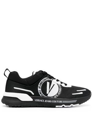 Versace Jeans Couture logo-embossed lace-up sneakers - Black