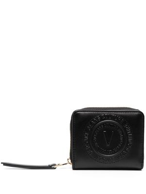 Versace Jeans Couture logo-embossed wallet - Black