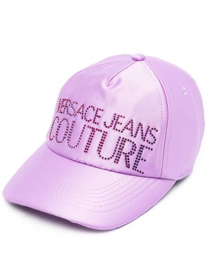 Versace Jeans Couture logo-embroidered baseball cap - Purple