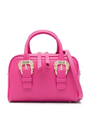 Versace Jeans Couture logo-engraved decorative-buckle tote bag - Pink