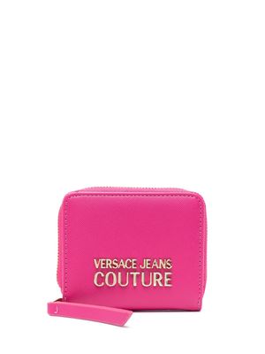 Versace Jeans Couture logo-lettering bi-fold wallet - Pink
