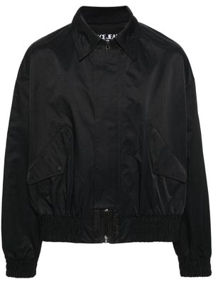 Versace Jeans Couture logo-patch bomber jacket - Black