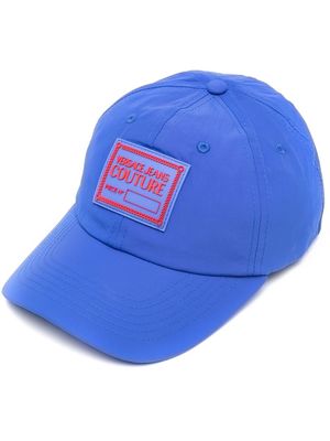 Versace Jeans Couture logo-patch bucket hat - Blue