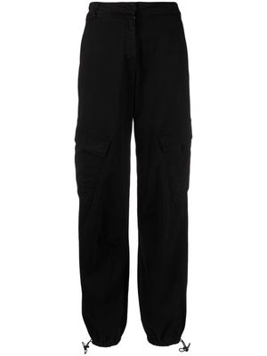 Versace Jeans Couture logo-patch cargo trousers - Black