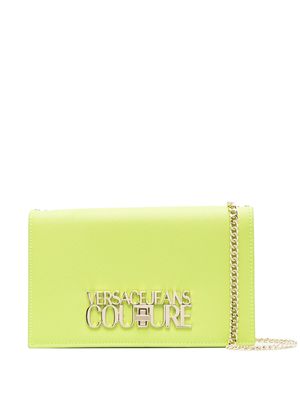 Versace Jeans Couture logo-plaque chain wallet - Green