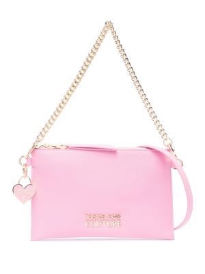 Versace Jeans Couture logo-plaque cross body bag - Pink