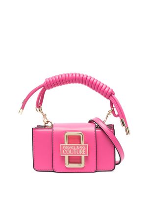 Versace Jeans Couture logo-plaque mini bag - Pink