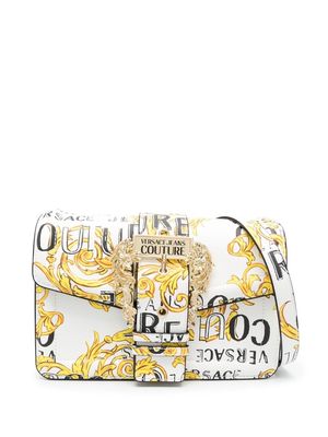 Versace Jeans Couture logo-print crossbody bag - White