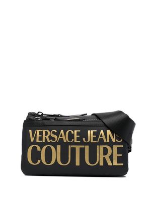 Versace Jeans Couture logo-print detail belt bag - Black