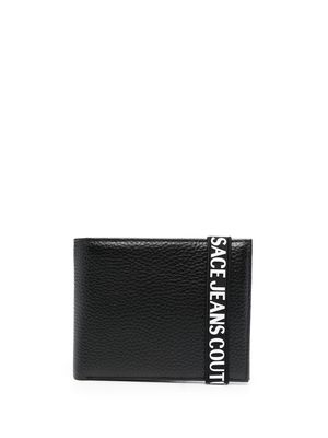 Versace Jeans Couture logo-strap wallet - Black