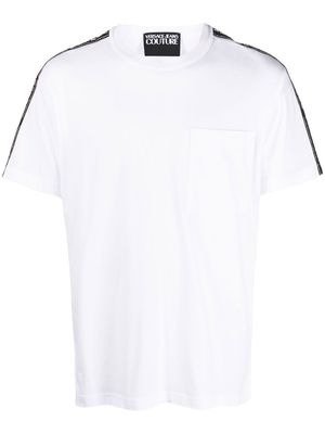 Versace Jeans Couture logo-tape T-shirt - White
