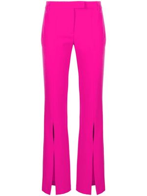 Versace Jeans Couture low-rise flared trousers - Purple