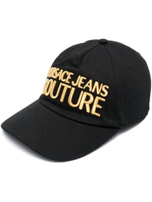 Versace Jeans Couture metallic-logo baseball cap - Black