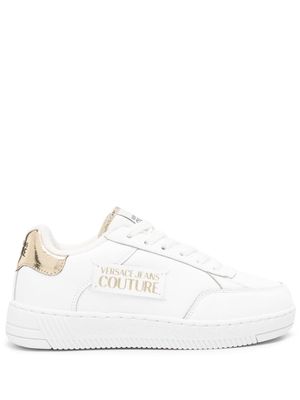 Versace Jeans Couture Meyssa logo-patch sneakers - White