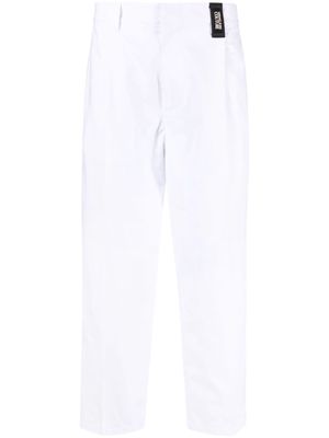 Versace Jeans Couture mid-rise straight-leg trousers - White