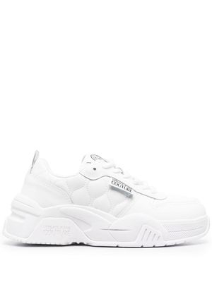 Versace Jeans Couture padded panel sneakers - White