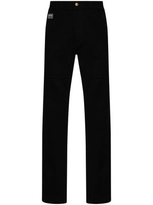 Versace Jeans Couture panelled straight-leg jeans - Black