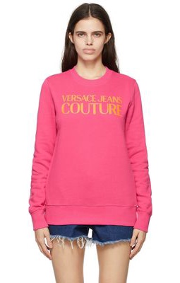 Versace Jeans Couture Pink Logo Sweatshirt