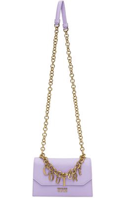 Versace Jeans Couture Purple Large Charms Crossbody Bag