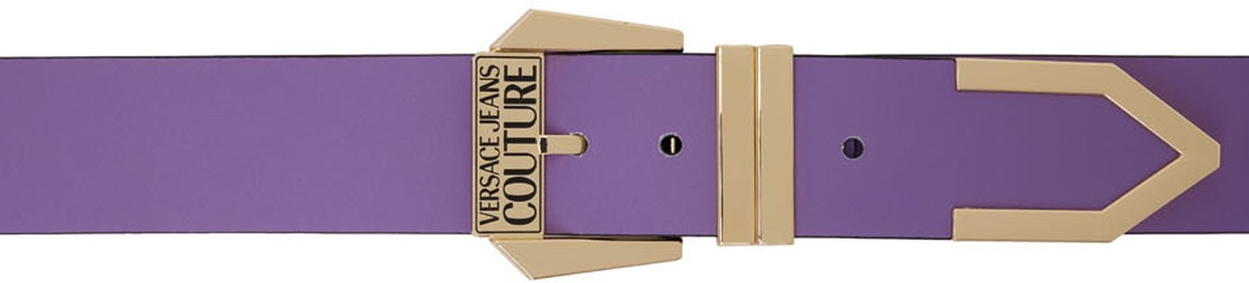 Versace Jeans Couture Purple Leather Belt