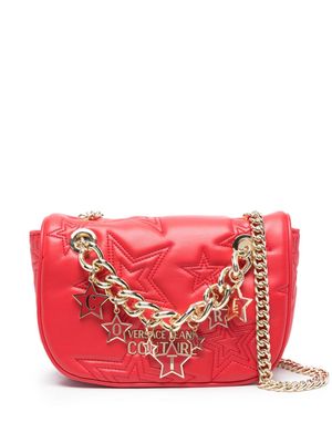 Versace Jeans Couture Range Stars faux-leather crossbody bag - Red