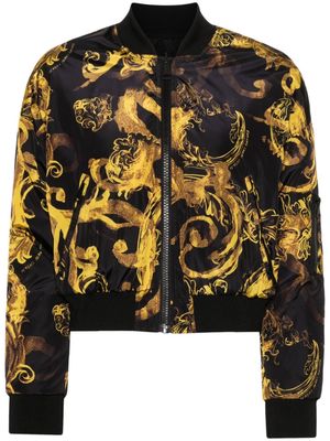 Versace Jeans Couture reversible padded bomber jacket - Black