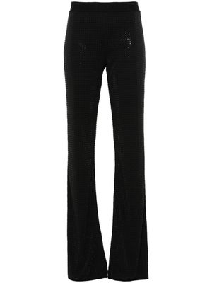 Versace Jeans Couture rhinestone-embellished trousers - Black