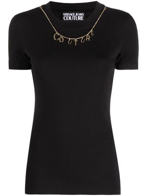Versace Jeans Couture short-sleeve cotton T-Shirt - Black