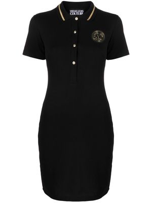 Versace Jeans Couture short sleeves shirt dress - Black