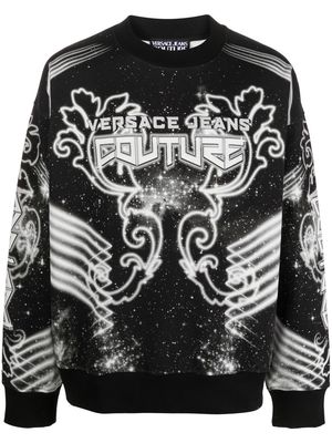 Versace Jeans Couture Space Couture long-sleeve sweatshirt - Black