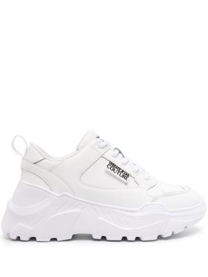 Versace Jeans Couture Speedtrack leather sneakers - White