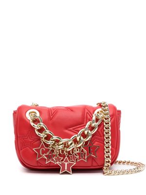 Versace Jeans Couture star-embroidered quilted shoulder bag