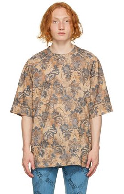 Versace Jeans Couture Tan Tapestry T-Shirt