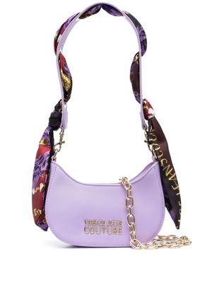 Versace Jeans Couture Thelma logo-plaque shoulder bag - Purple