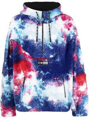 Versace Jeans Couture tie dye-pattern pullover hoodie - Multicolour