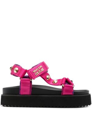 Versace Jeans Couture touch-strap sandals - Pink