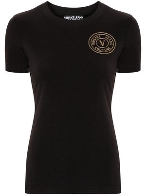 Versace Jeans Couture V-Emblem jersey T-shirt - Black