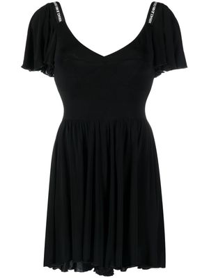 Versace Jeans Couture v-neck playsuit - Black